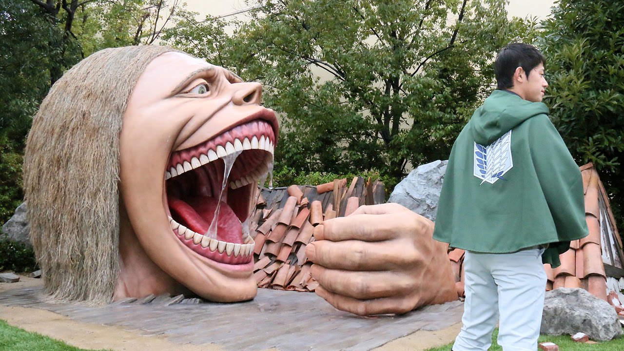 日本环球影城出现了 进击的巨人 啊啊啊啊!