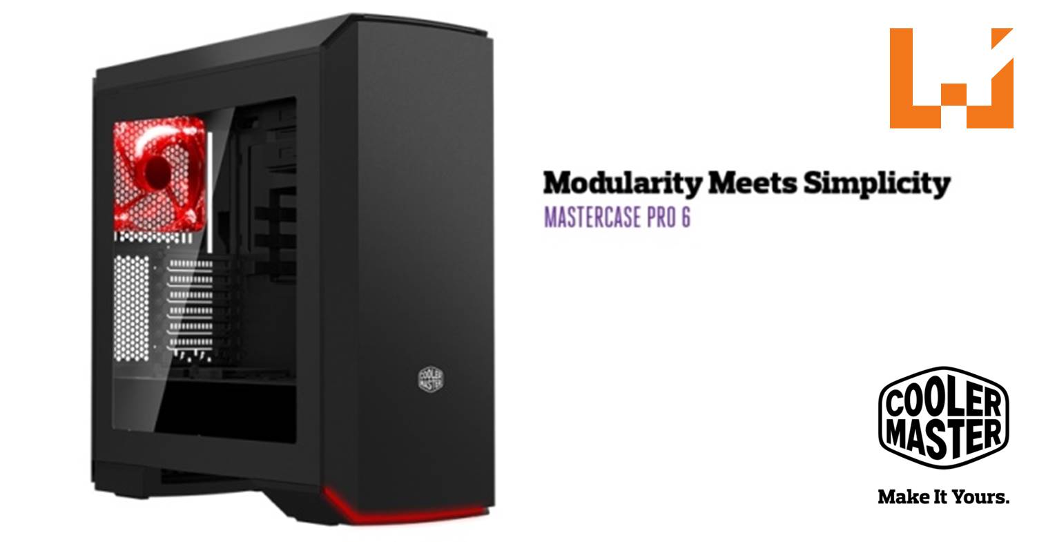 Cooler Master宣布在大马推出MasterCase Pro 6！简洁大方的中型机箱！ - Wanuxi