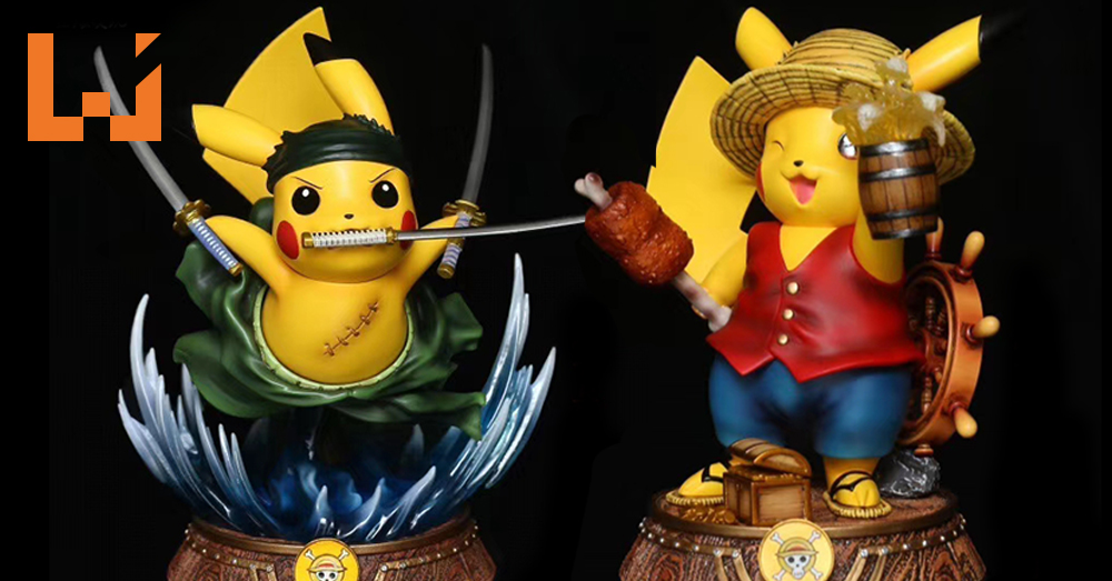 皮卡丘cosplay《海贼王》主角三战力!超萌模型让人直呼冻未条!