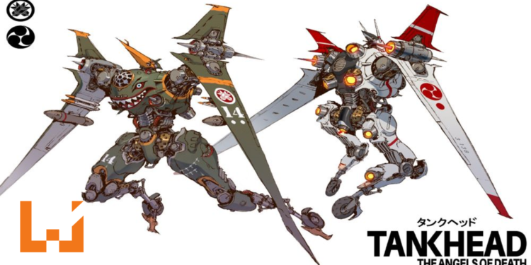 国外神人绘制插画系列"tankhead"!二战军事武器和载具都变成帅气机甲!