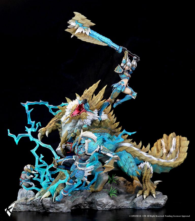 kinetiquettes《monster hunter》雷狼龙模型开放预购!