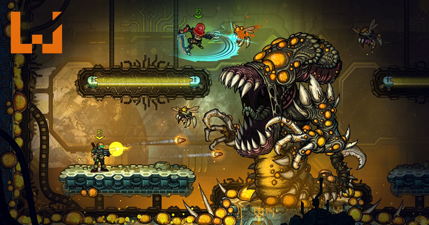 Fury Unleashed 已经发售 能双人合作 游戏结合轻度roguelike和类似 Metal Slug 的玩法 Wanuxi